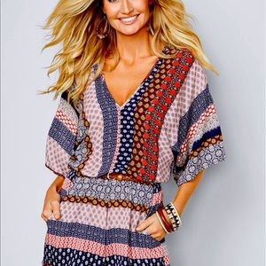 Venus Bohemian style romper (L) new never worn